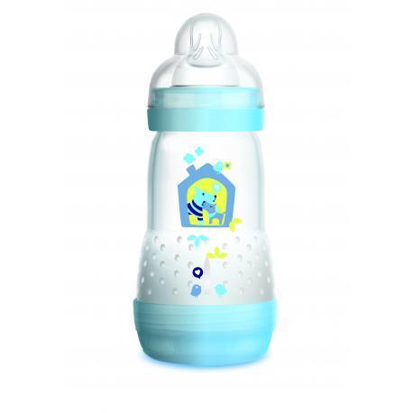 MAM A120 BIBE ANTI-COLIC 260ML SIL 2+M AZUL 