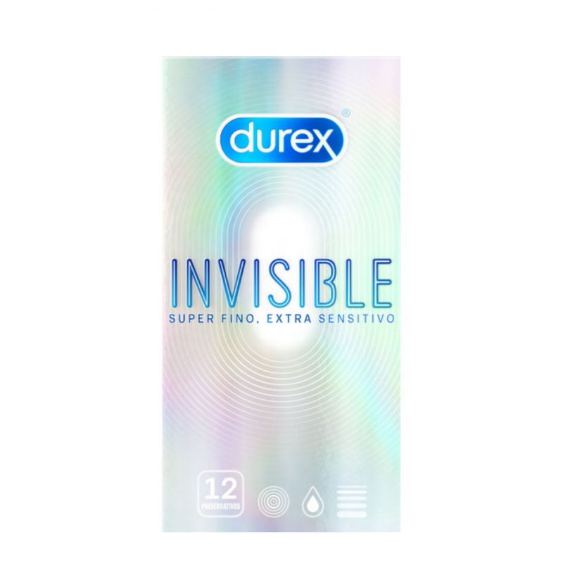 DUREX INVISIBLE EXTRA SENSITIVO 12 U